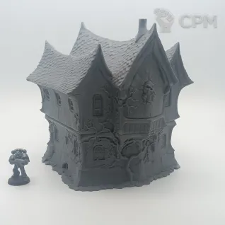 Описание картинки Дома Нежити - Фэнтези Террейн от Terrain Print по цене 2 800руб | Свободный Рынок Миниатюр - СРМ