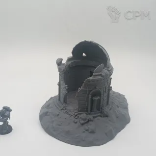 Описание картинки Руины Мавзолея - Фэнтези Террейн, Shadowfey Ruins от Terrain Print по цене 2 300руб | Свободный Рынок Миниатюр - СРМ