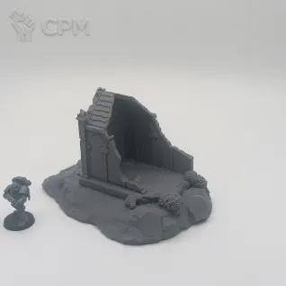 Описание картинки Руины Мавзолея - Фэнтези Террейн, Shadowfey Ruins от Terrain Print по цене 2 300руб | Свободный Рынок Миниатюр - СРМ