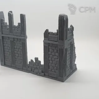 Описание картинки Городские Sci-Fi Руины - Комплект из 8 от Terrain Print по цене 2 000руб | Свободный Рынок Миниатюр - СРМ