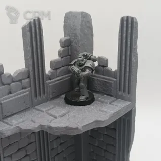 Описание картинки Городские Sci-Fi Руины - Комплект из 8 от Terrain Print по цене 2 000руб | Свободный Рынок Миниатюр - СРМ