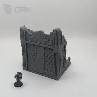 Описание картинки Городские Sci-Fi Руины - Комплект из 8 от Terrain Print по цене 2 000руб | Свободный Рынок Миниатюр - СРМ