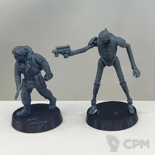 Описание картинки Star Wars Legion Cassian Andor &amp; K-2SO от Grag18 по цене 320руб | Свободный Рынок Миниатюр - СРМ