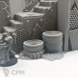 Описание картинки Орочий Форт - Sci-fi Террейн от Terrain Print по цене 2 650руб | Свободный Рынок Миниатюр - СРМ