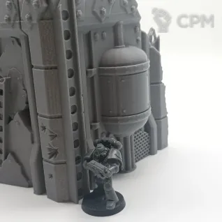 Описание картинки Орочьи Руины - Sci-Fi Террейн от Terrain Print по цене 1 700руб | Свободный Рынок Миниатюр - СРМ