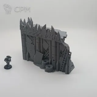 Описание картинки Орочьи Руины - Sci-Fi Террейн от Terrain Print по цене 1 700руб | Свободный Рынок Миниатюр - СРМ