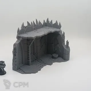 Описание картинки Орочьи Руины - Sci-Fi Террейн от Terrain Print по цене 1 700руб | Свободный Рынок Миниатюр - СРМ