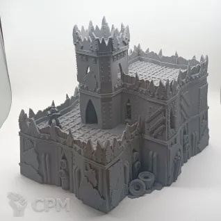Описание картинки Орочий Форт - Sci-fi Террейн от Terrain Print по цене 2 650руб | Свободный Рынок Миниатюр - СРМ