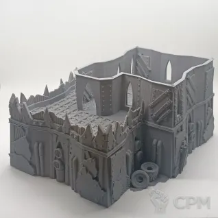Описание картинки Орочий Форт - Sci-fi Террейн от Terrain Print по цене 2 650руб | Свободный Рынок Миниатюр - СРМ