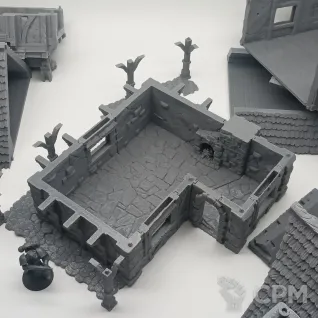 Описание картинки Поместье - Фэнтези Террейн, City of Tarok от Terrain Print по цене 2 650руб | Свободный Рынок Миниатюр - СРМ