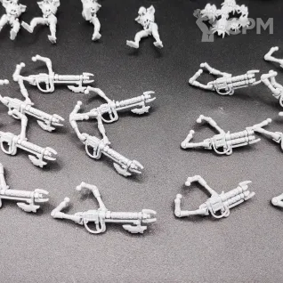 Описание картинки Necron warriors 10 шт, Canoptek Scarab Swarms  3шт + базы от Мастерская Крипов по цене 1 100руб | Свободный Рынок Миниатюр - СРМ