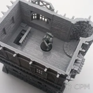 Описание картинки Особняк Губернатора - Фэнтези Террейн от Terrain Print по цене 2 400руб | Свободный Рынок Миниатюр - СРМ