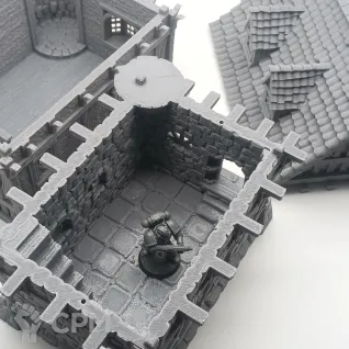 Описание картинки Особняк Губернатора - Фэнтези Террейн от Terrain Print по цене 2 400руб | Свободный Рынок Миниатюр - СРМ
