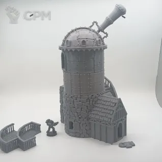 Описание картинки Обсерватория - Фэнтези Террейн от Terrain Print по цене 2 400руб | Свободный Рынок Миниатюр - СРМ