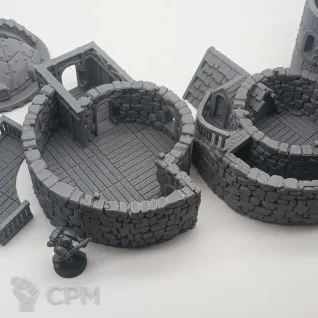 Описание картинки Обсерватория - Фэнтези Террейн от Terrain Print по цене 2 400руб | Свободный Рынок Миниатюр - СРМ