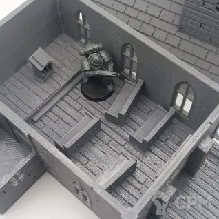 Описание картинки Старая Церковь - Malifaux Террейн от Terrain Print по цене 1 700руб | Свободный Рынок Миниатюр - СРМ