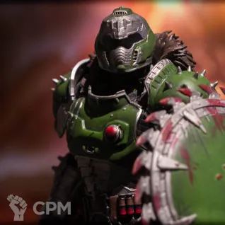 Описание картинки Doom Slayer от Numb Figure по цене 7 600руб | Свободный Рынок Миниатюр - СРМ