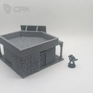 Описание картинки Банк - Malifaux Террейн от Terrain Print по цене 1 500руб | Свободный Рынок Миниатюр - СРМ