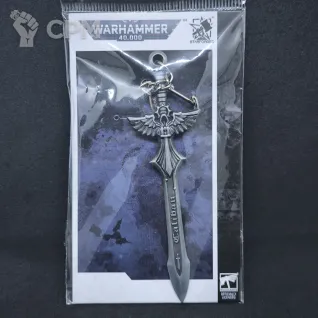 Описание картинки Брелок меч Тёмных Ангелов от Fle94 по цене 1 800руб | Свободный Рынок Миниатюр - СРМ