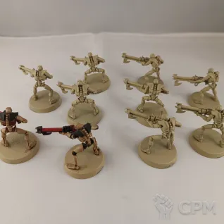 Описание картинки Necrons warriors от Jarkis по цене 920руб | Свободный Рынок Миниатюр - СРМ