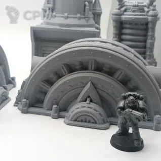 Описание картинки Генераторы и Турбины - Комплект из 8 от Terrain Print по цене 2 350руб | Свободный Рынок Миниатюр - СРМ
