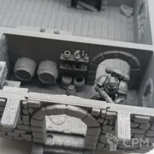 Описание картинки Таверна "Храпящий Воин" - Фэнтези Террейн от Terrain Print по цене 2 600руб | Свободный Рынок Миниатюр - СРМ