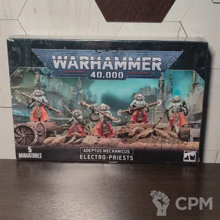 Описание картинки Adeptus Mechanicus: Electro-priests Warhammer 40000 от ALKR по цене 5 700руб | Свободный Рынок Миниатюр - СРМ