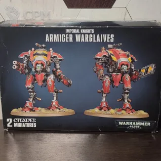 Описание картинки Imperial Knights: Knight Armigers Warhammer 40000 от ALKR по цене 8 500руб | Свободный Рынок Миниатюр - СРМ