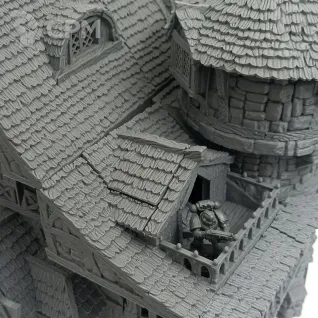 Описание картинки Придорожная Таверна - Фэнтези Террейн, City of Tarok от Terrain Print по цене 6 700руб | Свободный Рынок Миниатюр - СРМ