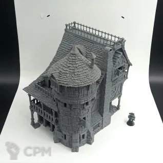 Описание картинки Придорожная Таверна - Фэнтези Террейн, City of Tarok от Terrain Print по цене 6 700руб | Свободный Рынок Миниатюр - СРМ