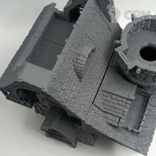 Описание картинки Придорожная Таверна - Фэнтези Террейн, City of Tarok от Terrain Print по цене 6 700руб | Свободный Рынок Миниатюр - СРМ