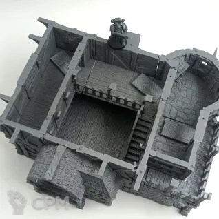 Описание картинки Придорожная Таверна - Фэнтези Террейн, City of Tarok от Terrain Print по цене 6 700руб | Свободный Рынок Миниатюр - СРМ