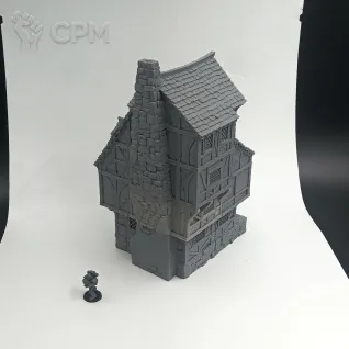 Описание картинки Особняк - Фэнтези Террейн, City of Tarok от Terrain Print по цене 3 100руб | Свободный Рынок Миниатюр - СРМ