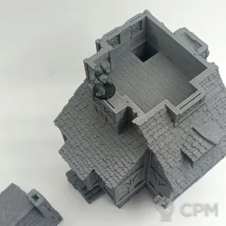 Описание картинки Особняк - Фэнтези Террейн, City of Tarok от Terrain Print по цене 3 100руб | Свободный Рынок Миниатюр - СРМ