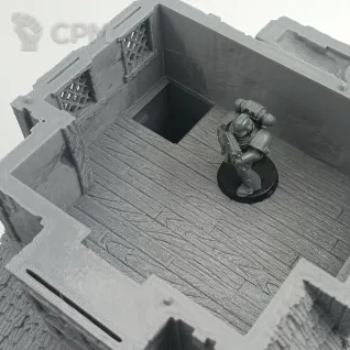Описание картинки Особняк - Фэнтези Террейн, City of Tarok от Terrain Print по цене 3 100руб | Свободный Рынок Миниатюр - СРМ