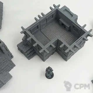 Описание картинки Особняк - Фэнтези Террейн, City of Tarok от Terrain Print по цене 3 100руб | Свободный Рынок Миниатюр - СРМ