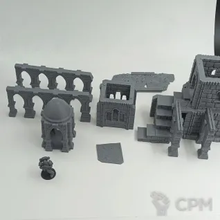 Описание картинки Каменная Фэнтези Башня от Terrain Print по цене 2 500руб | Свободный Рынок Миниатюр - СРМ