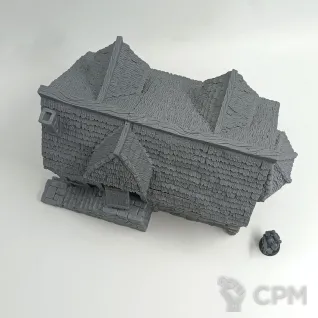 Описание картинки Городская Тюрьма - Фэнтези Террейн, City of Tarok от Terrain Print по цене 2 200руб | Свободный Рынок Миниатюр - СРМ