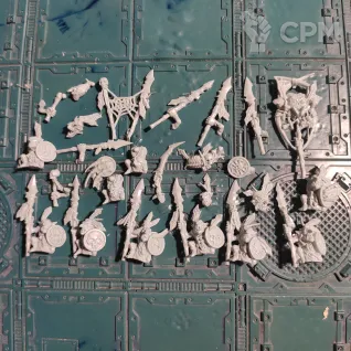 Описание картинки Десятка лесных гоблинов от Old curiosity shop по цене 890руб | Свободный Рынок Миниатюр - СРМ