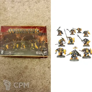 Описание картинки Orruk Ardboyz (ориг) от Hammer Drozd по цене 5 500руб | Свободный Рынок Миниатюр - СРМ