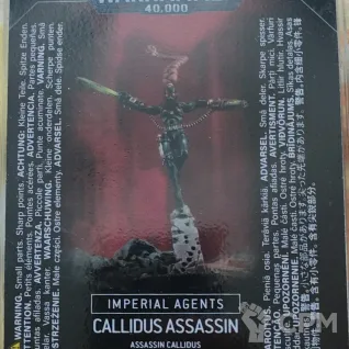 Описание картинки Callidus assassin от Maelkoth по цене 3 700руб | Свободный Рынок Миниатюр - СРМ