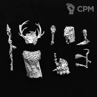 Описание картинки Warhammer - The old World - Elementalist and familiar (Metal) от FULL METAL по цене 850руб | Свободный Рынок Миниатюр - СРМ
