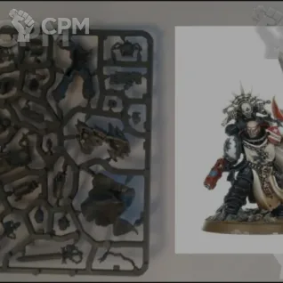 Описание картинки Black Templars Marshal (оригинал) от Xero по цене 2 500руб | Свободный Рынок Миниатюр - СРМ