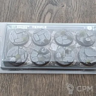 Описание картинки Gamers Grass, Temple Bases, Round 32mm (x8) от Darroan по цене 2 500руб | Свободный Рынок Миниатюр - СРМ