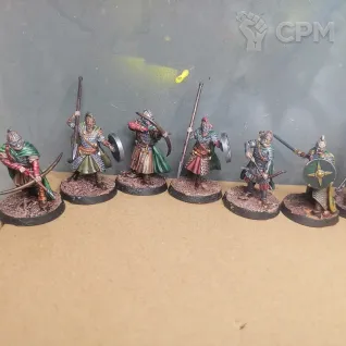 Описание картинки Warriors of Rohan от @Avdohaprint по цене 3 000руб | Свободный Рынок Миниатюр - СРМ