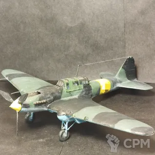 Описание картинки Штурмовик Ил-2 трофейный 1/72 от Hanse по цене 899руб | Свободный Рынок Миниатюр - СРМ