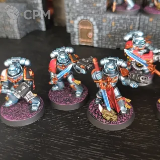 Описание картинки Grey knights strike squad от Nazgul of Mordovia по цене 6 000руб | Свободный Рынок Миниатюр - СРМ