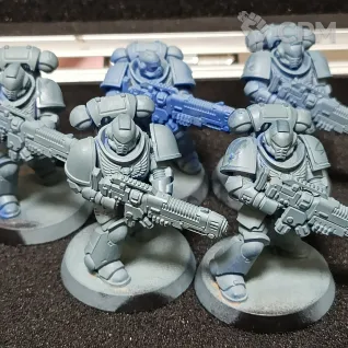 Описание картинки Space Marines Primaris Hellblaster squad Ориг СПБ от Owlsson по цене 2 000руб | Свободный Рынок Миниатюр - СРМ