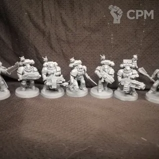 Описание картинки Warhammer 40000 Deathwatch Squad от @Avdohaprint по цене 1 300руб | Свободный Рынок Миниатюр - СРМ