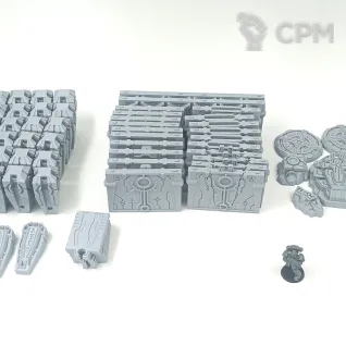 Описание картинки Killzone Tomb World - Комплект Террейна от Terrain Print по цене 3 700руб | Свободный Рынок Миниатюр - СРМ